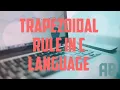 TRAPEZOIDAL RULE IN C LANGUAGE