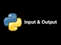 EYR Python - Encapsulation 1 Input and Output
