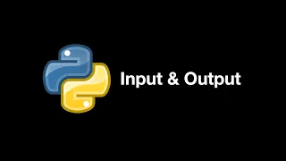 EYR Python - Encapsulation 1 Input and Output