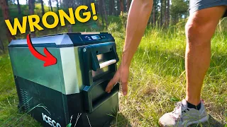 dont buy a camping fridge until you watch this 6 newbie mistakes