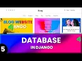 Database in Django Tutorial Django Blog Part 5