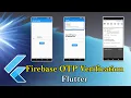 Flutter Mobile Number OTP Verification using Firebase Step-by-Step Tutorial Dilip Coder