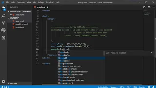 39 indexOf method in array javascript