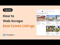 How to Web Scrape Real Estate Listings Thunderbit AI Web Scraper