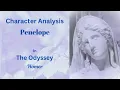 Character Analysis Penelope in The Odyssey by Homer