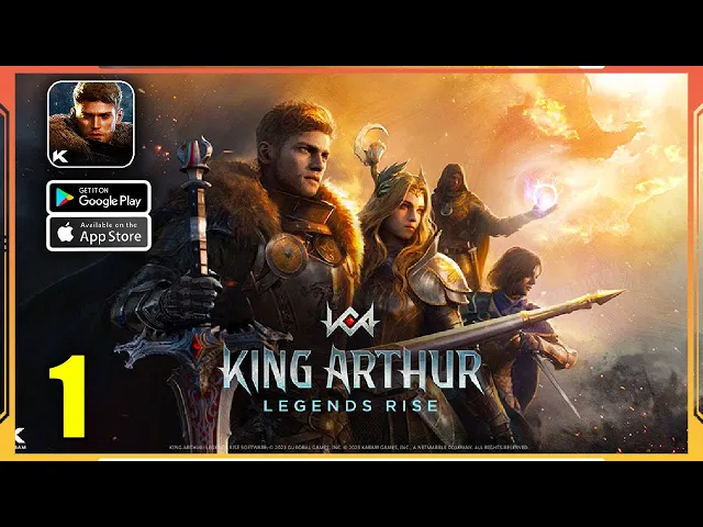 King Arthur: Legends Rise Gameplay Walkthrough (Android, iOS) - Part 1