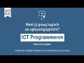 ICT Programmeren leren met Python Online of op campus bij CVO Volt