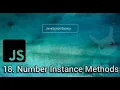 18 Number Methods and the Math Object in JS Learn Javascript in Nepali for Beginners