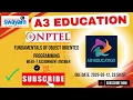 NPTEL Fundamentals of Object-Oriented Programming Week 7 Assignment Answers Solution Quiz 2025