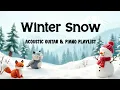 Winter Classroom Ambience Cozy Snow Scene Cute Animals Calm Acoustic Music 4K 1 5 Hours