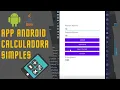APP CALCULADORA SIMPLES - ANDROID STUDIO