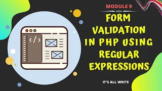 9 - Form Validations in PHP using Regular Expressions PHP Tutorial