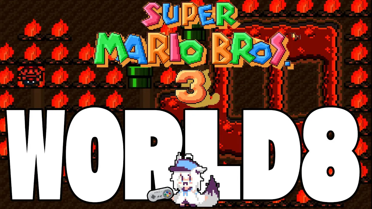 【朝活マリオの続き】SUPER MARIO BROS. 3　WORLD８【ホロライブ/白上フブキ 】