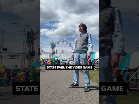 I swear I was mashing X #americanhighshorts #statefair #videogame #comedy #skit
