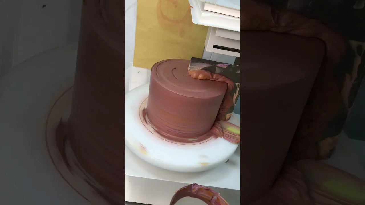 Red cake and beautiful