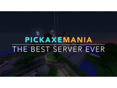 Minecraft server video for PickaxeMania