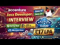 Accenture Java Interview Spring Boot Microservices JPA Hibernate Git System Design