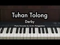 Download Lagu Tuhan Tolong - Derby | Piano Karaoke by Andre Panggabean