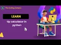 tip calculator day 2 final project the coding campus
