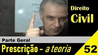 Direito Civil - Aula #52 - Prescrição (I) - A teoria (É isso!)