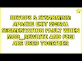 Apache exit signal Segmentation fault when mod - rewrite and fcgi are used together