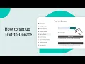 How to set up Give Lively s Text-to-Donate