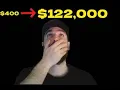 Turning 400 into 122K Live Vlog WSOP Circuit Turning Stone Part 1 of 3