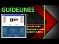 Android Studio Constraint Layout Guidelines Tutorial
