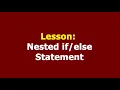 Nested IF ELSE Statement in Java