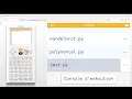 Tutoriel Python Numworks 1 script console et variables