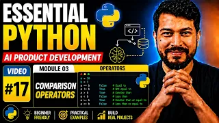 Essential Python Comparison Operators AI Product Development Series