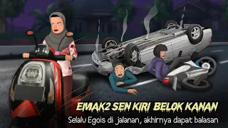 Download Azab Emak2 Egois Raja Jalanan #HORORMISTERI | Kartun Hantu , Animasi Horror MP3