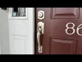 Schlage Camelot Exterior Entrance Handleset Installation and Schlage Warranty Information