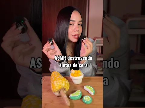 ASMR Satisfactorio con Fomi moldeable y cera en forma de elote #asmr