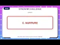 Synonym Challenge Similar Words Quiz Practice