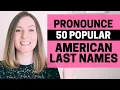 Download Lagu American English Pronunciation Guide: 50 Popular American Last Names! Improve your Accent in English