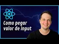 Como pegar valor de input com React JS