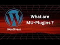 WordPress MU Plugins Tutorial What Why How to Use MU Plugins