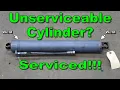 Welded Hydraulic Cylinder That Can t Be Repaired Cut Open and Resealed