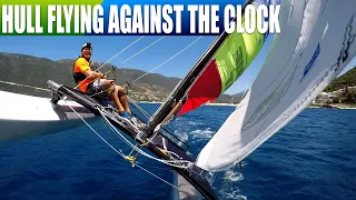 How long can I fly the hull on a Hobie 16 catamaran  Multicam with commentary