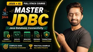 Master JDBC in Java Java Database Connectivity JDBC Full Tutorial