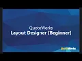 QuoteWerks Layout Designer Beginner