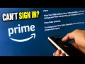 Why can t I SIGN IN Amazon Prime on TV Step-by-Step How to connect Amazon Prime to smart TV 2022