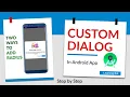 How to Create Custom Dialogs in Android