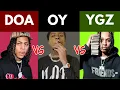 DOA vs OY vs YGZ RAPPERS 2024
