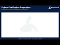Python Certification Preparation