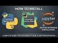 A step by step guide to install Python Jupyter Notebook and Pycharm in Windows