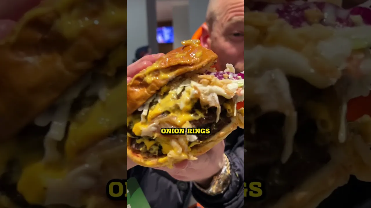 Bears Superfan Sean Evans rates burgers at Soldier Field #NFLCreatorOfTheWeek #NFLPartner