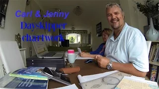 Ep.4  No sailing today so lets do some chart work – Carl & Jenny