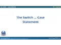 31011 - The Switch Case Statement in PHP